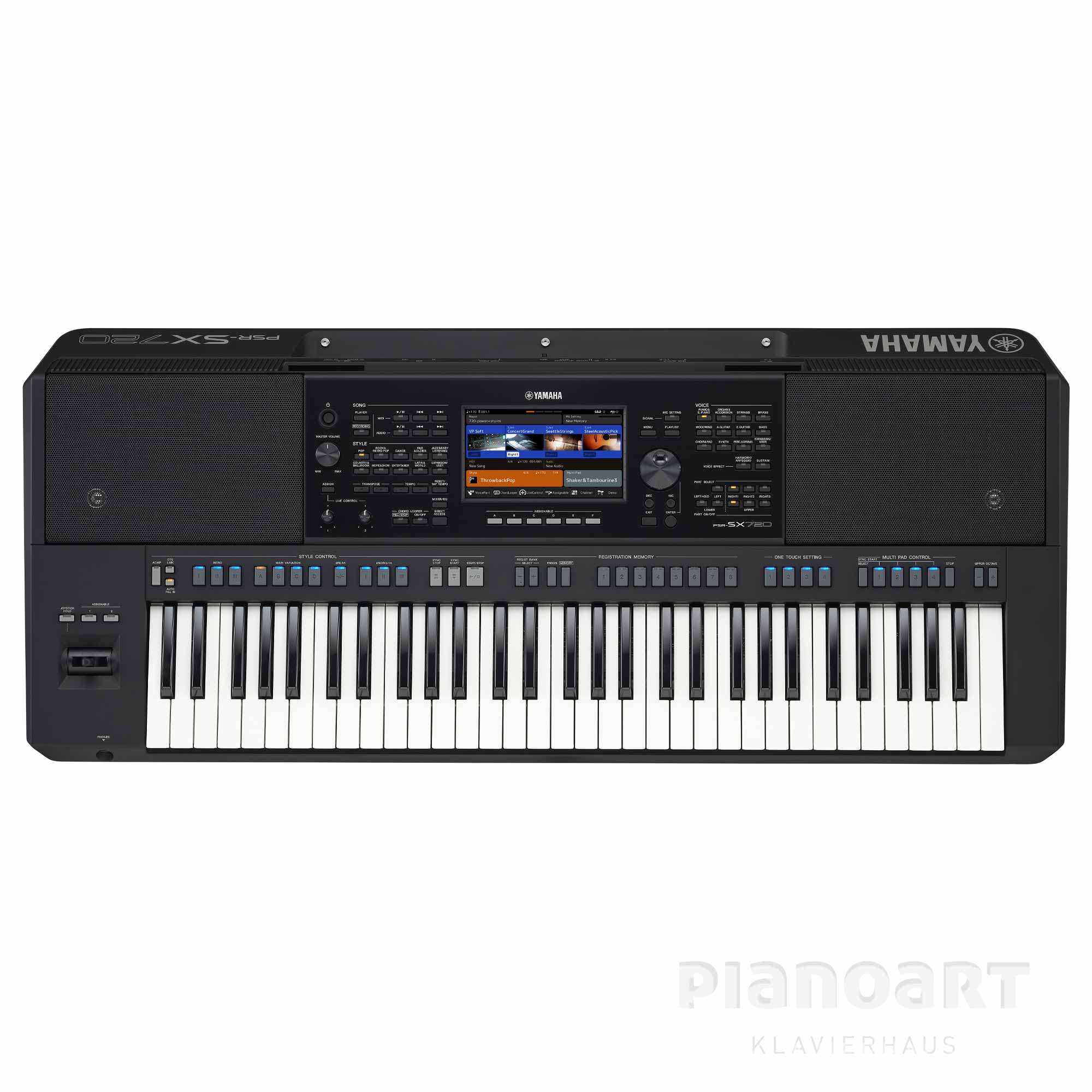 Workstation Yamaha PSR-SX720 Tasten