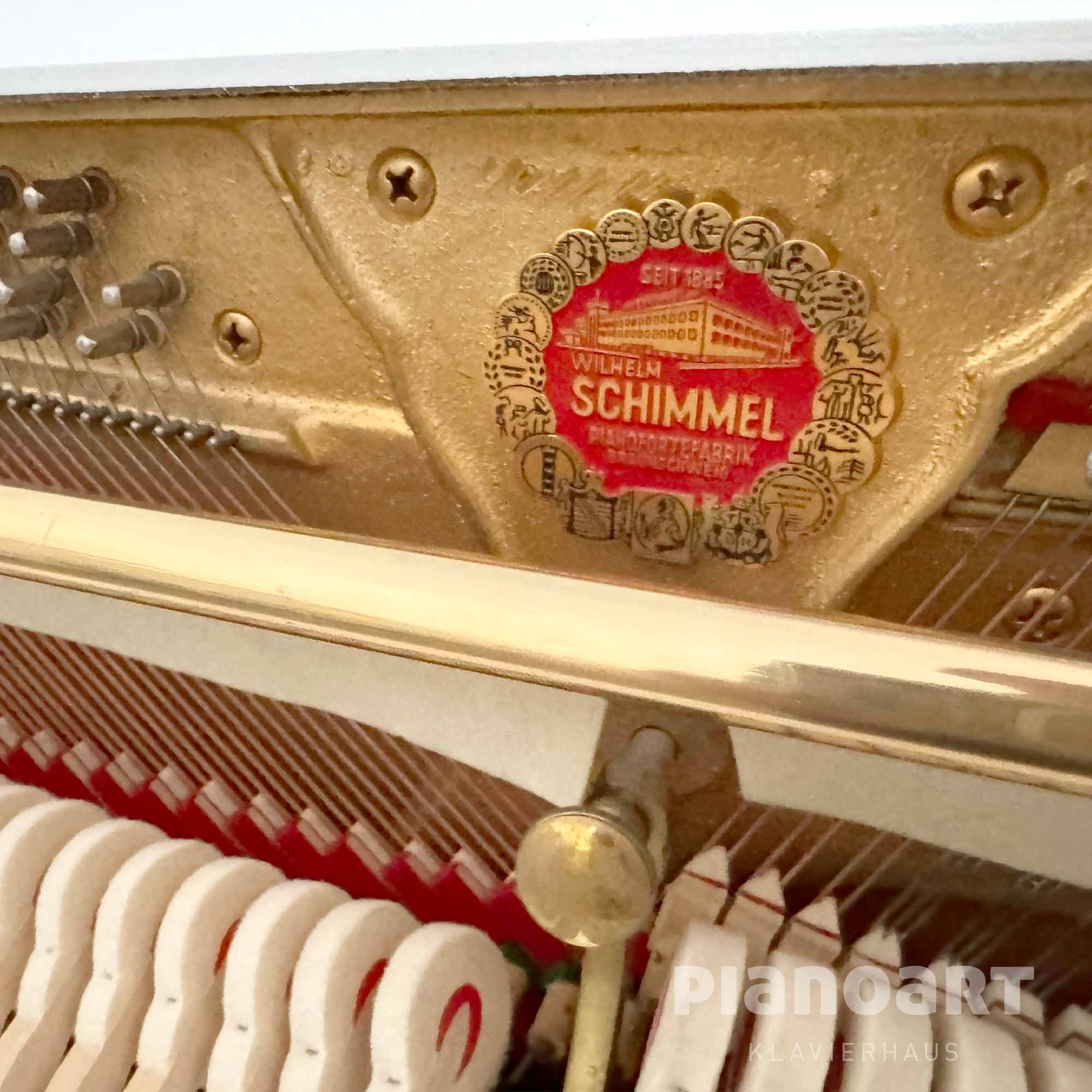 Gebraucht Klavier Schimmel Modell 8 Logo