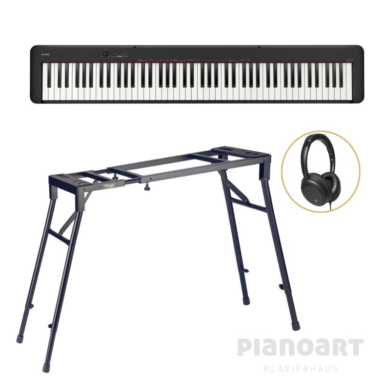 Casio CDP S 110 Portable Digitalpiano Set in Schwarz