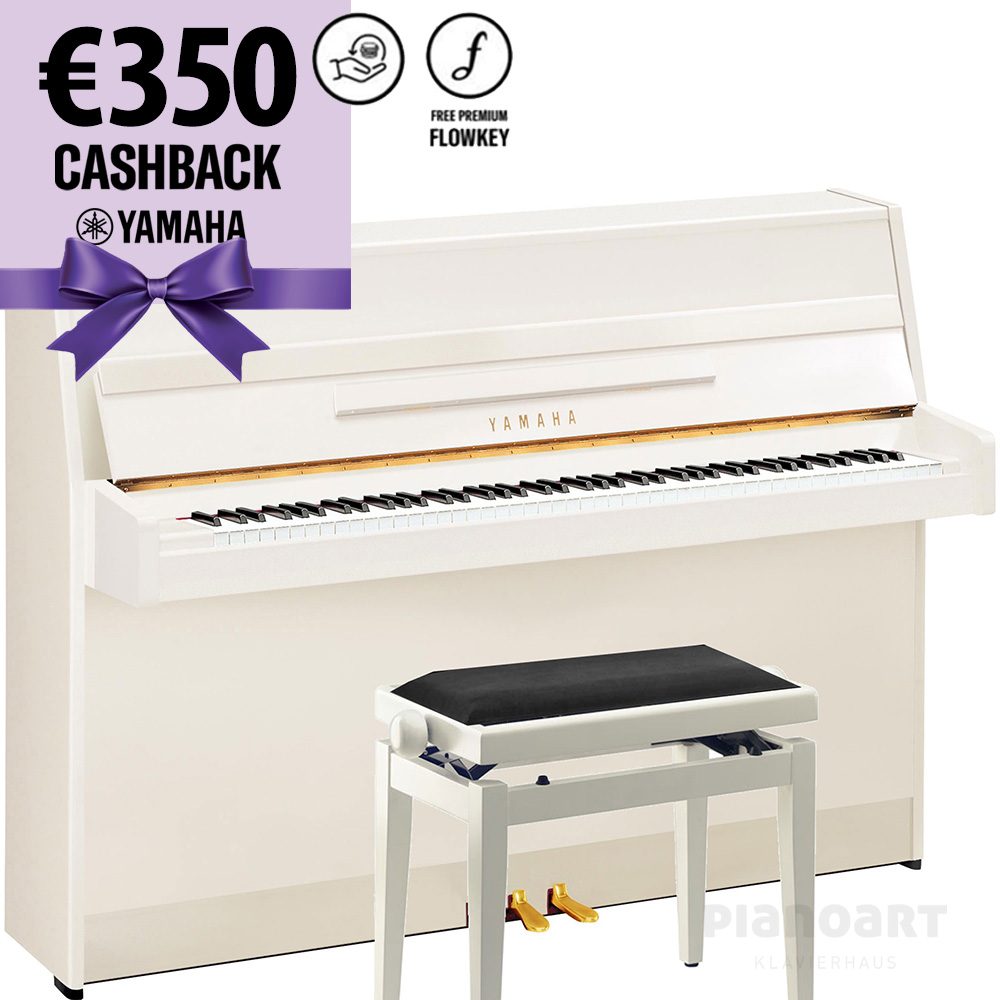 Yamaha b1 PWH Klavier Set mit Bank