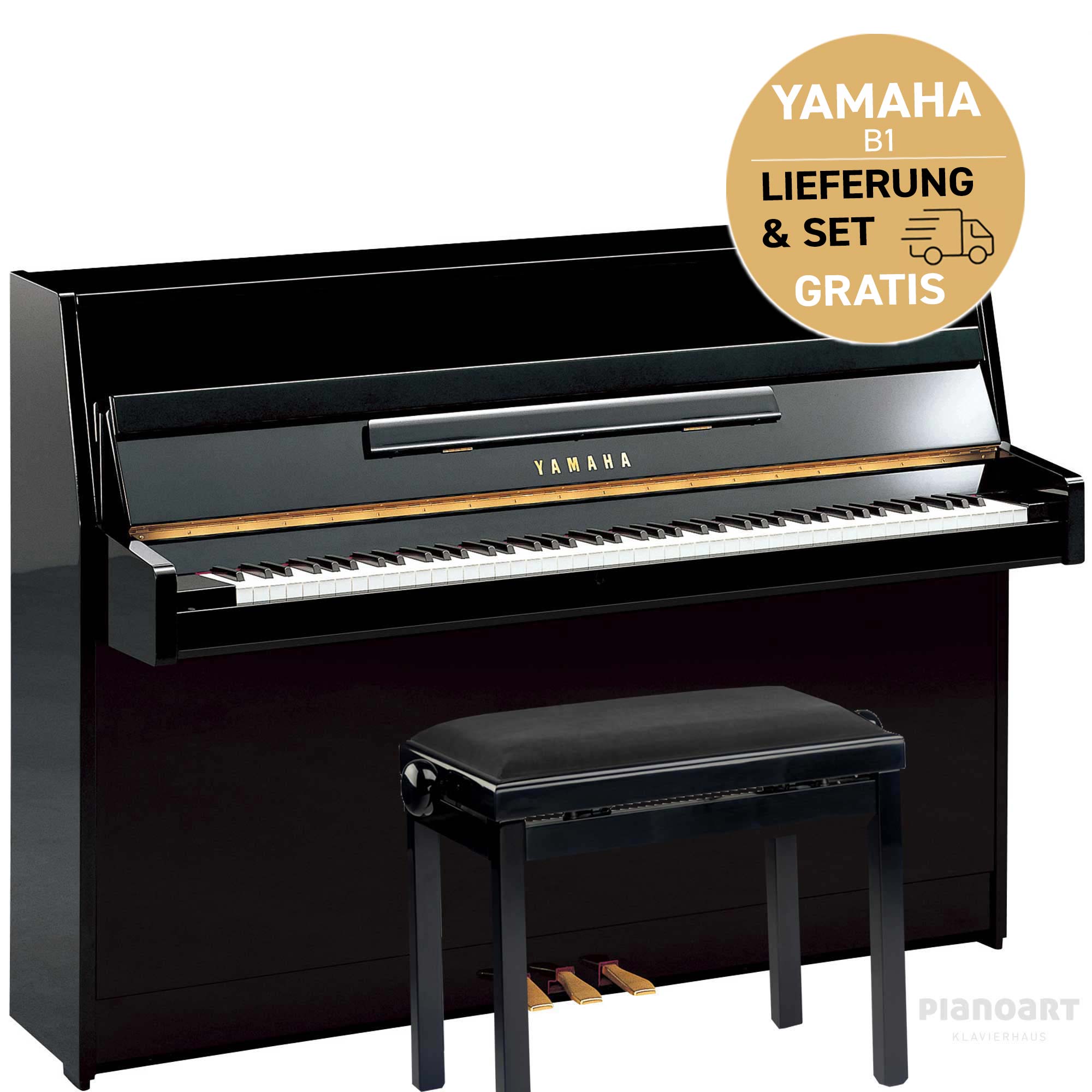 Ýamaha b1 Starter Set PE mit Bank in Schwarz