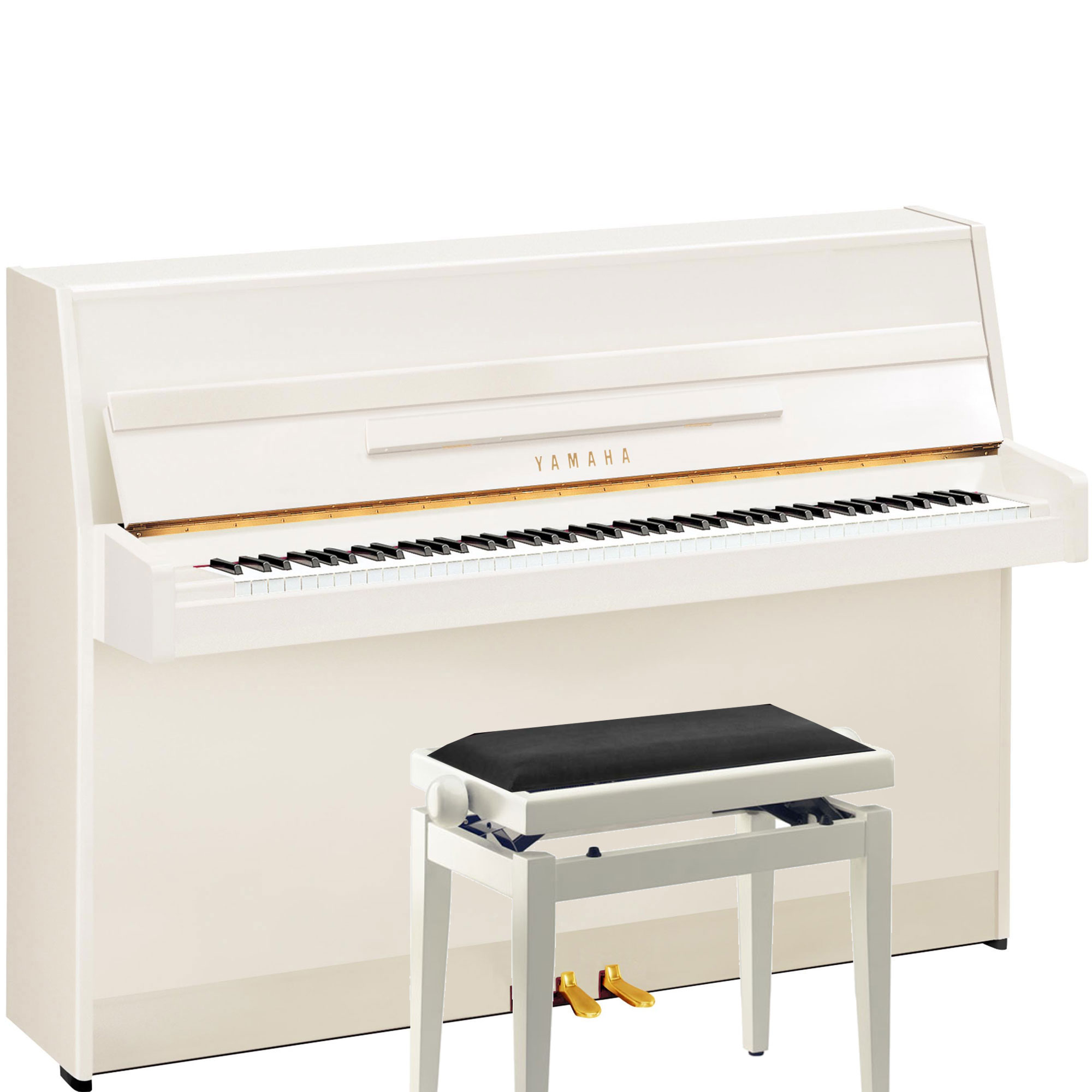 Yamaha b1 Starter Set mit Bank in Weiß