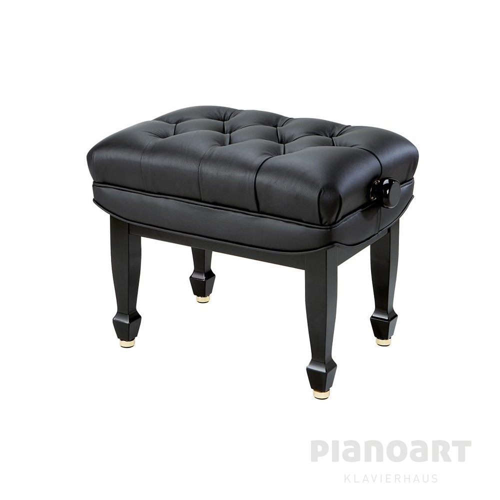 Jahn Piano Bank Classic B5 mit Echtleder Sitzbezug