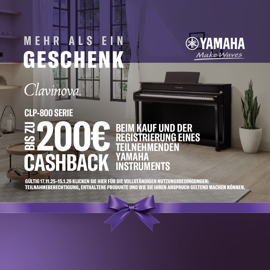 Yamaha Clavinova CLP 800 Mehr als ein Geschenk