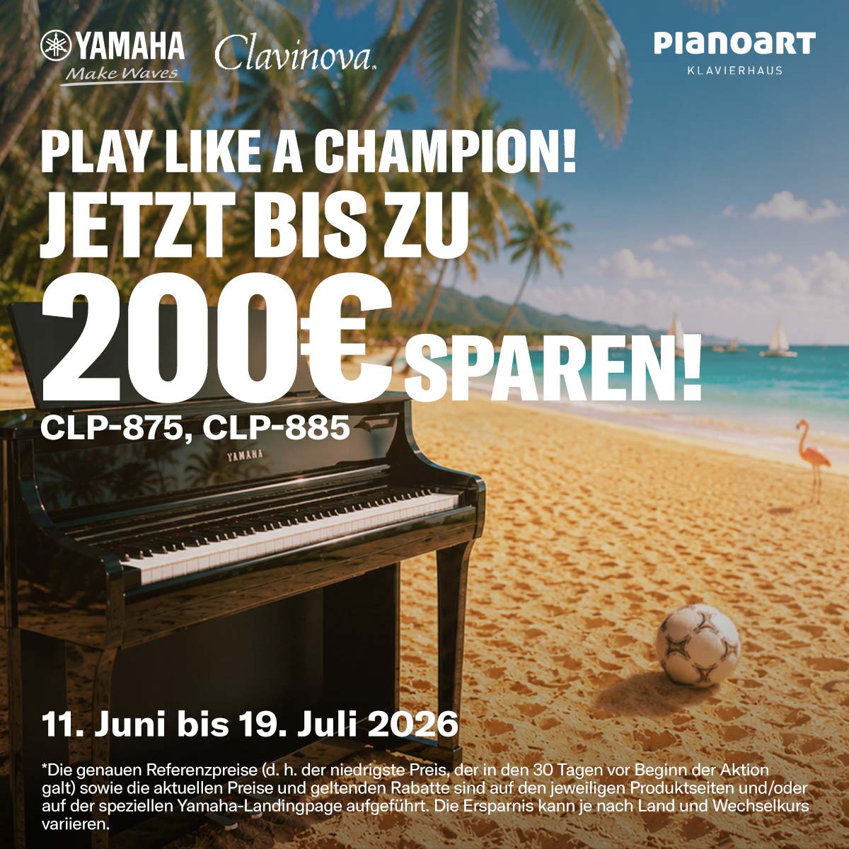 Yamaha CLP Aktion 200 Euro sparen