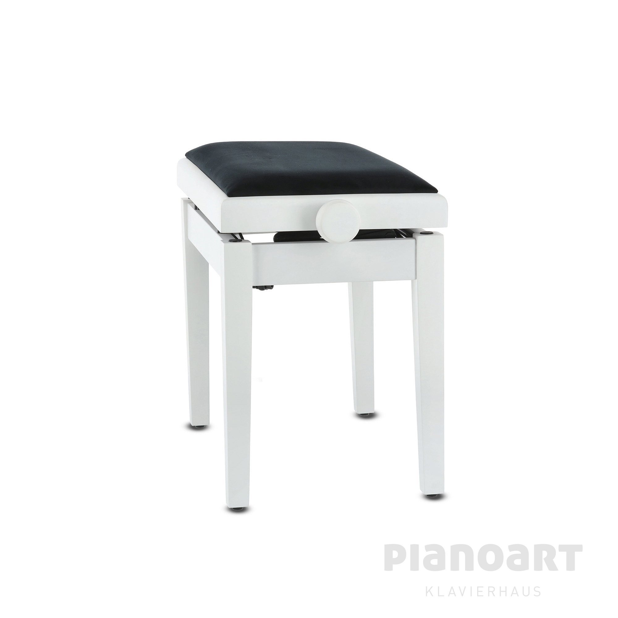 Gewa Piano / Klavier Bank mit Auto Lift in Schwarz Weiß