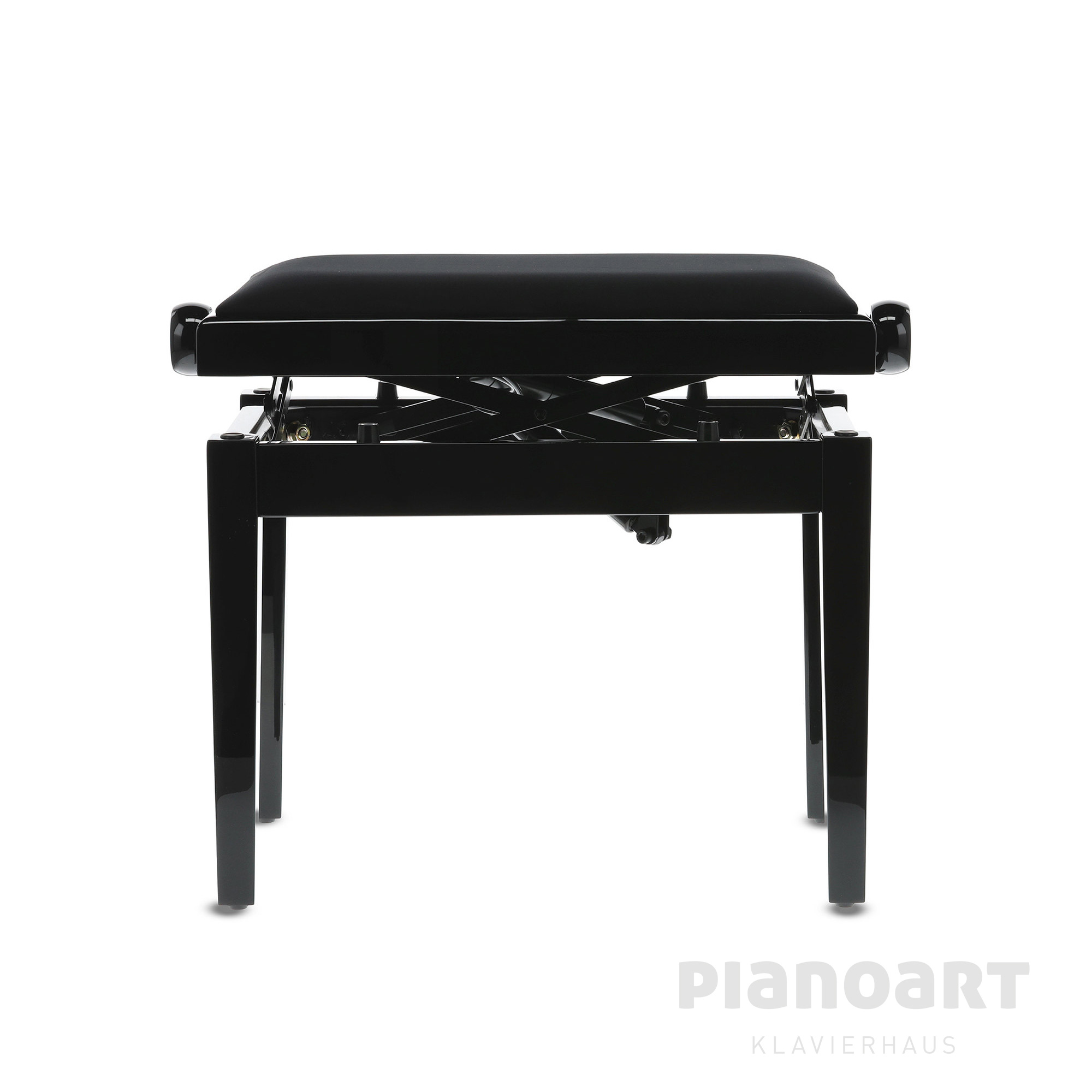 Gewa Deluxe Autolift Pianobank Schwarz Hochglanz