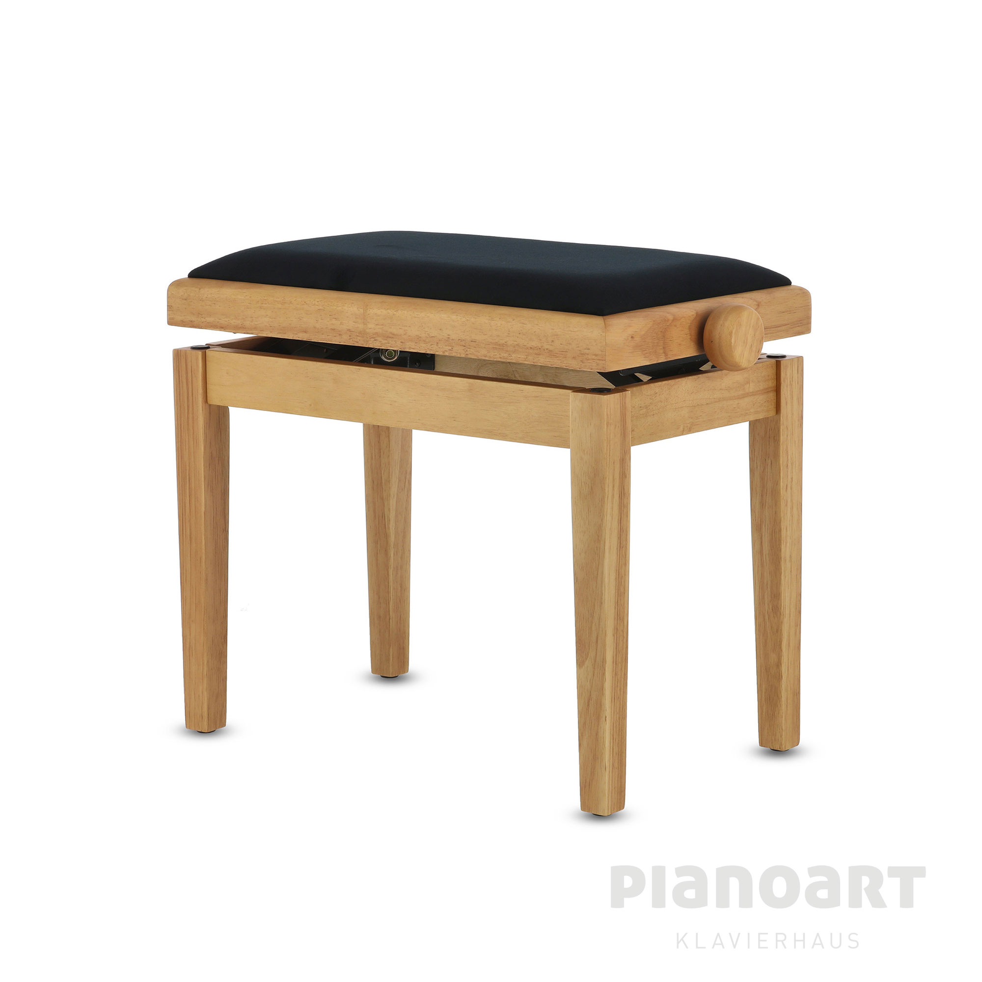 Gewa Deluxe Natur Schwarz Klavierbank