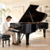 Steinway & Sons A-188 Flügel in Schwarz Hochglanz