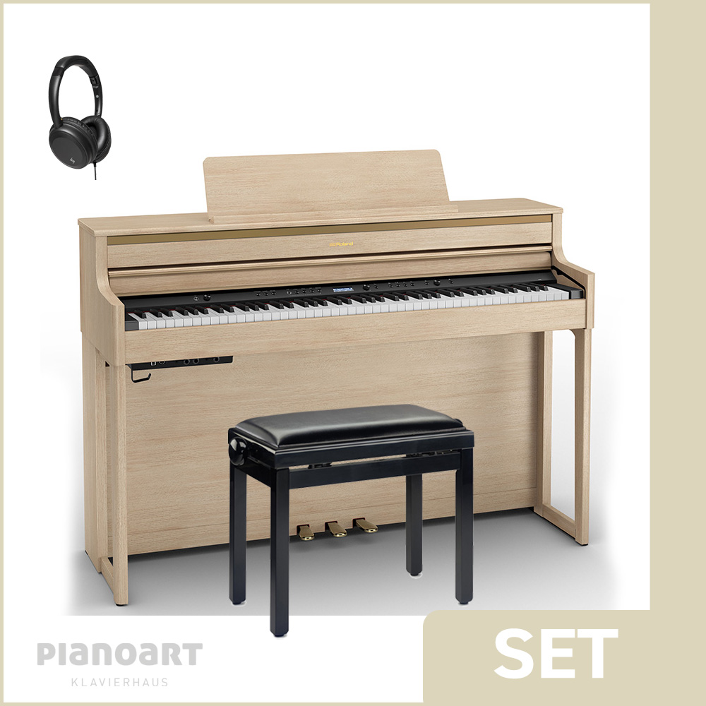 roland hp 704 LA Home-Set in Eiche hell