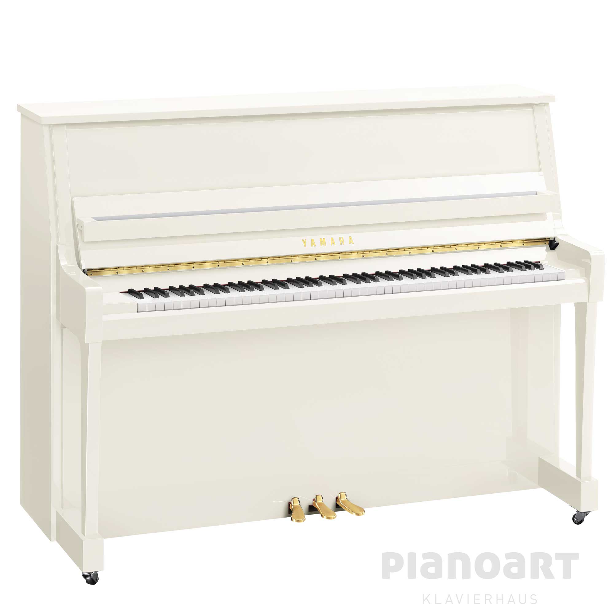 Yamaha B20 PWH in Weiß mit Messing Beschlägen