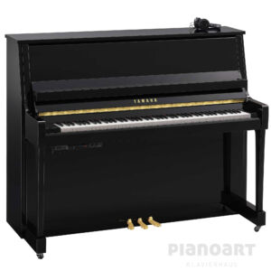 YAMAHA B30 SC3 Silent Klavier - Messing, Schwarz Hochglanz
