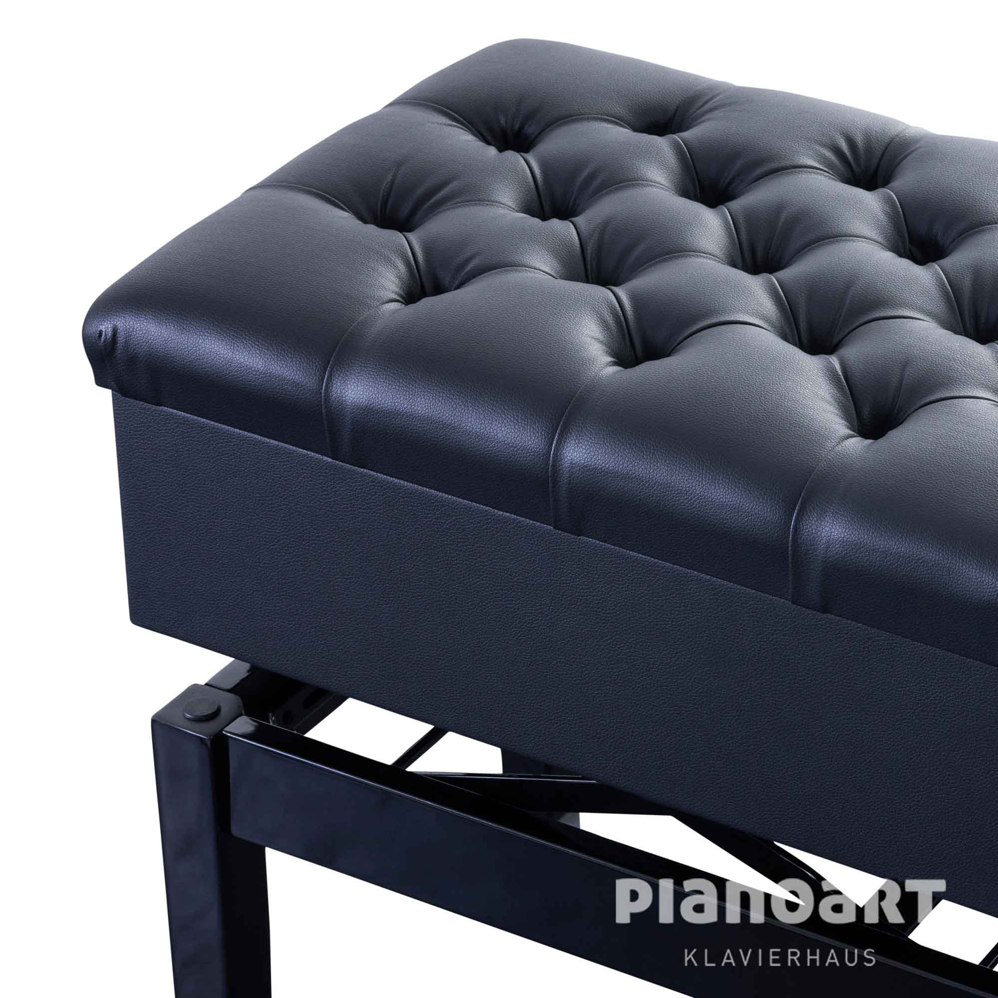 Klavierbank Feurich XDH3 in Schwarz Hochglanz